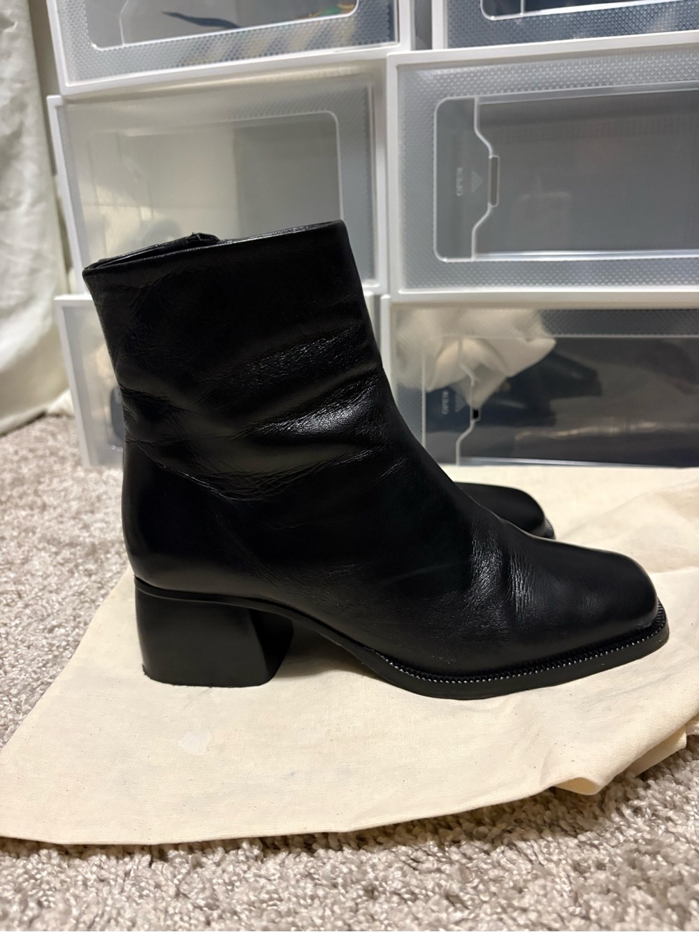 Bobbie’s Black Ankle Boot